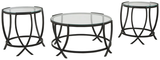 Tarrin - Occasional Table Set (Set of 3) - Black