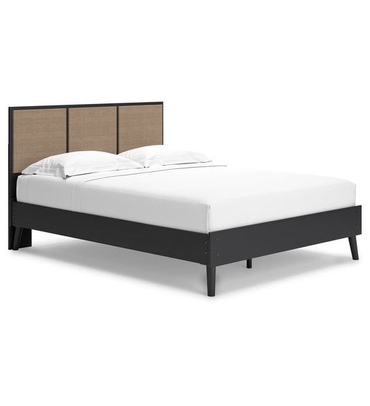 Contemporary Queen Panel Platform Bed