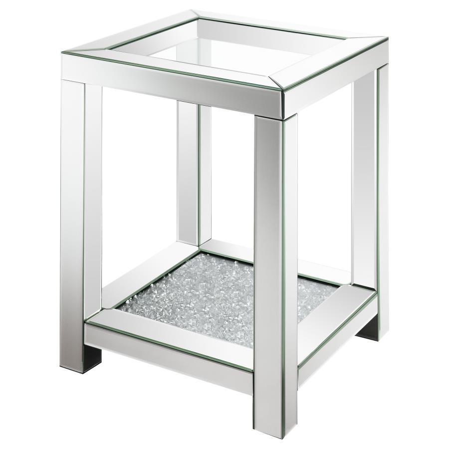 Valentina - Square Glass Top Table
