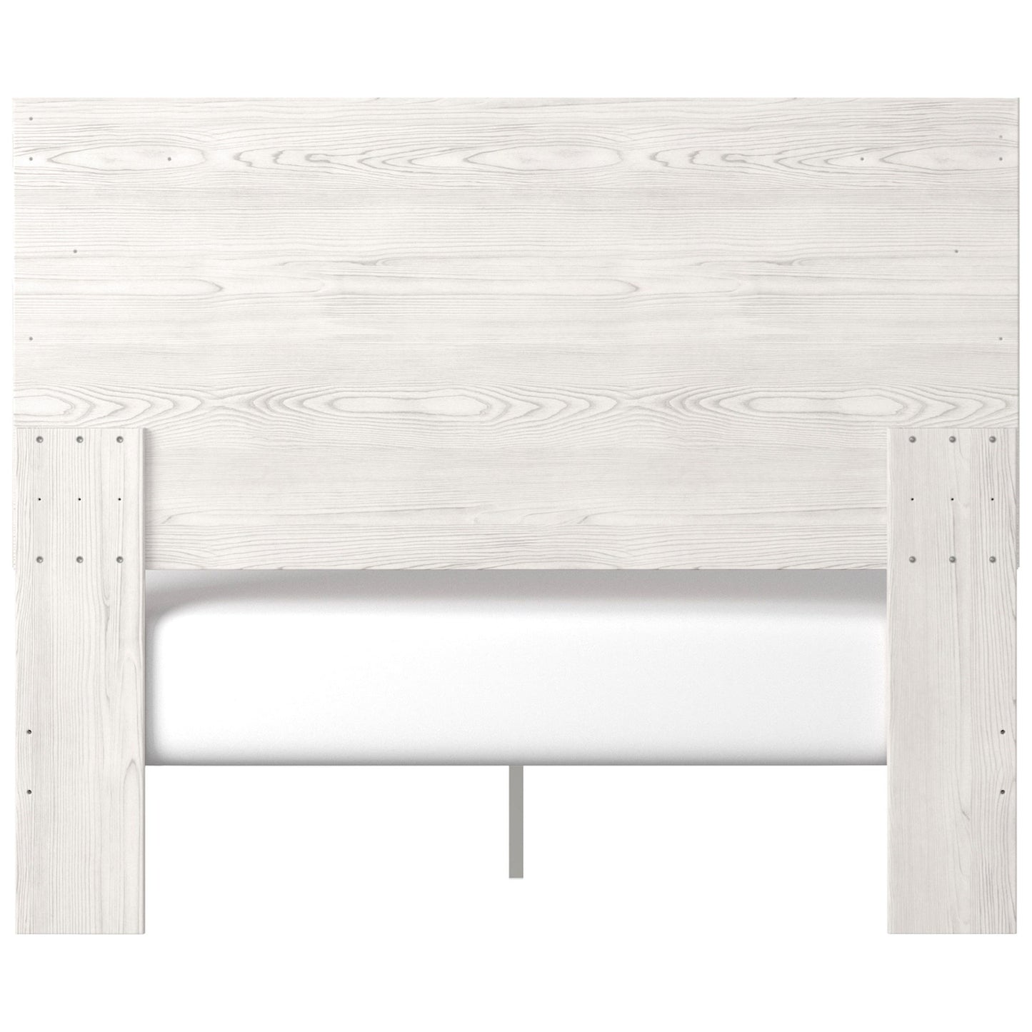 Farmhouse Queen Panel Bed in Rustic White Finish