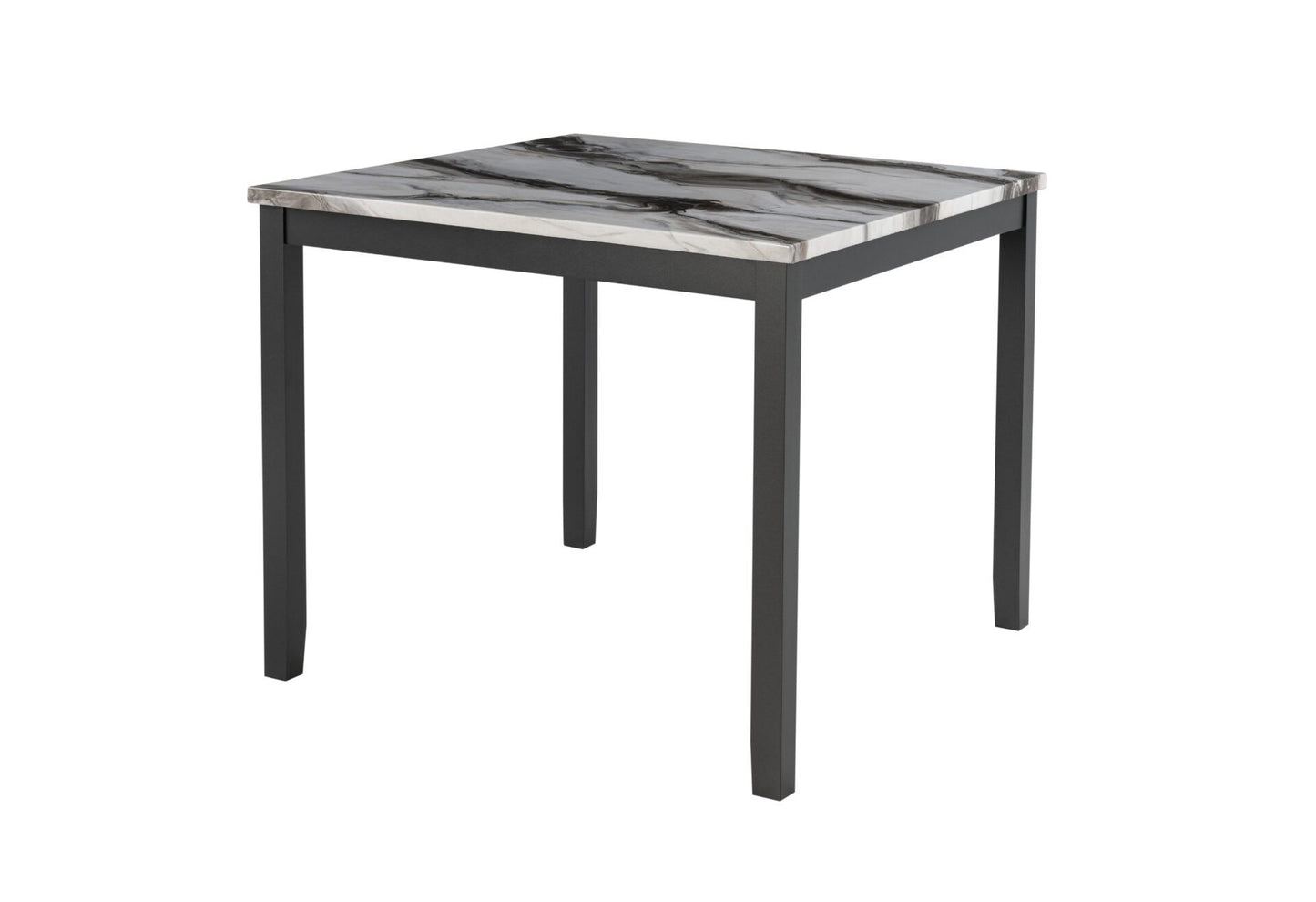 D4054 - 5 Piece Dining Room Set (Bar Table With 4 Bar Stools) - Black