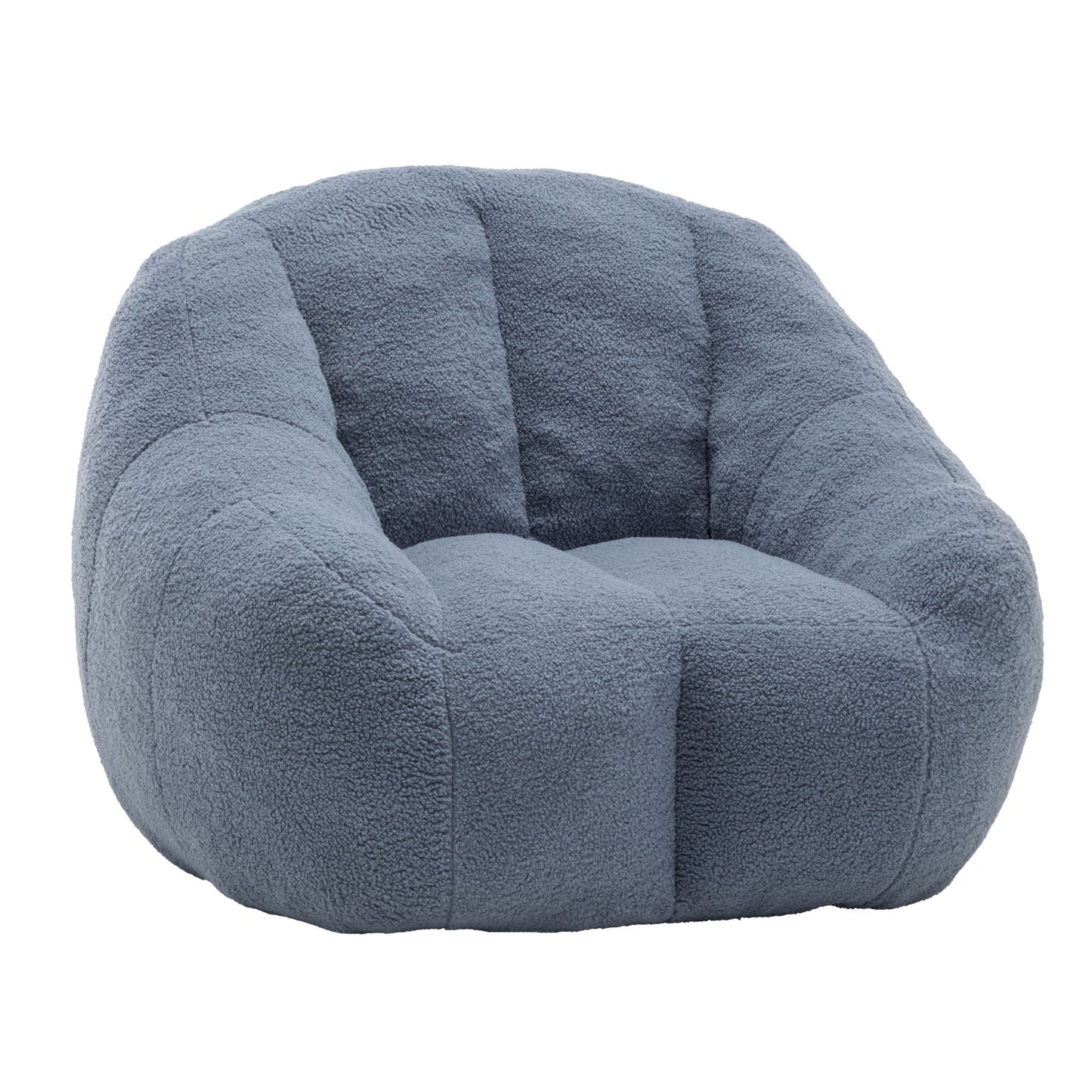 Comfy Bean Bag Chair With Memory Foam Filler, Tufted Soft