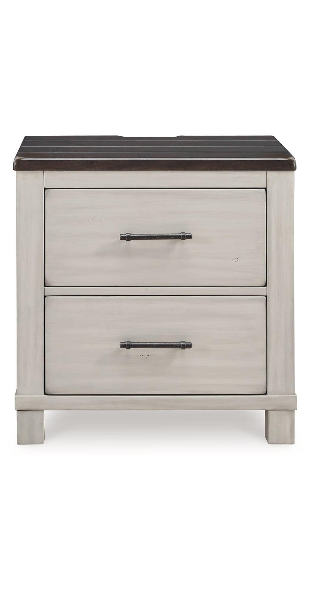 Farmhouse Two-Tone 2-Drawer Nightstand