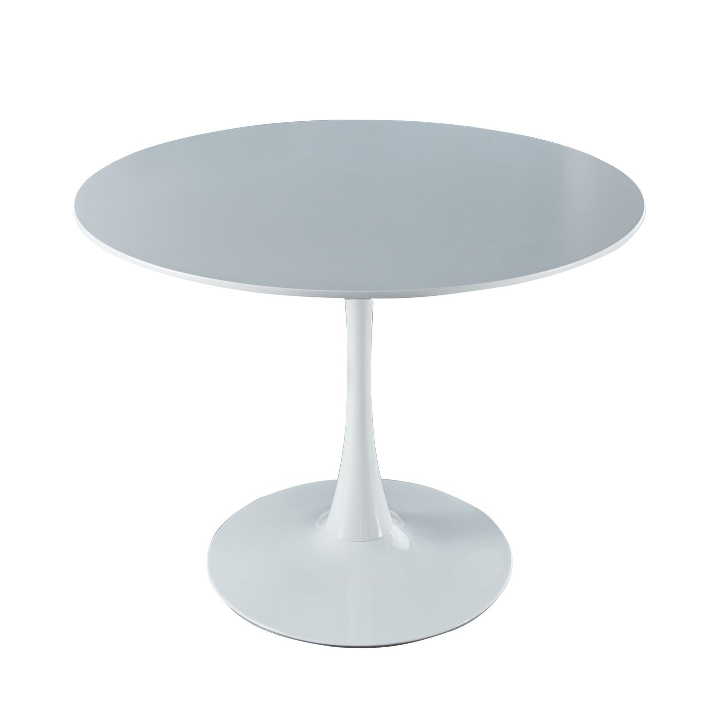 Tulip Table Mid-Century Dining Table With Round MDF Table Top, Pedestal Dining Table, End Table Leisure Coffee Table