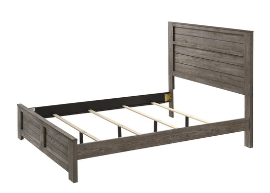 Contemporary King Panel Bed