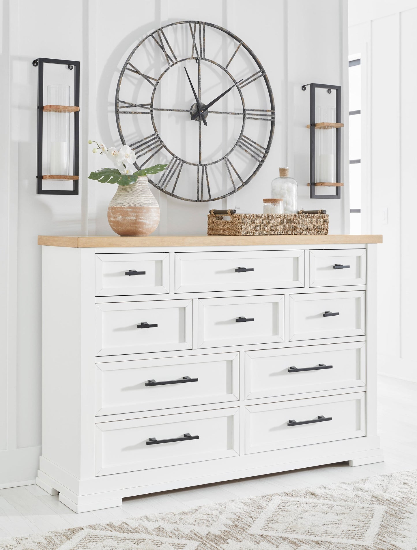 Farmhouse Two-Tone Dresser