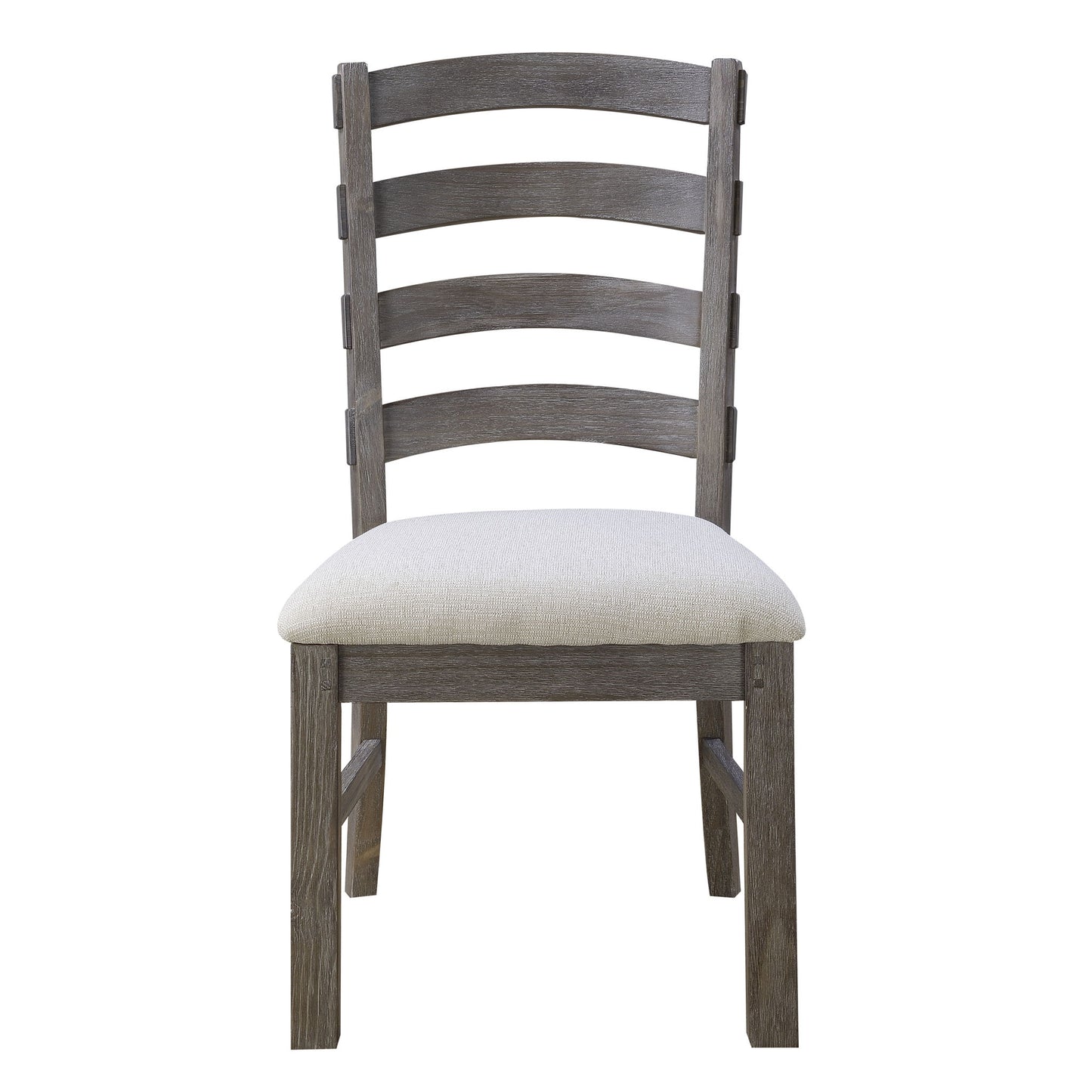 Upholstered Dining Chairs (Set of 2) - Brown - Wood