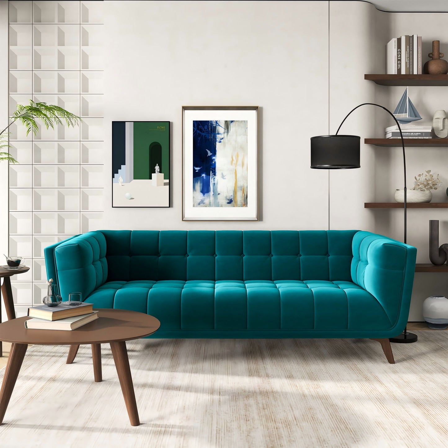 Addison - Mid-Century Modern Design Tufted Sofa