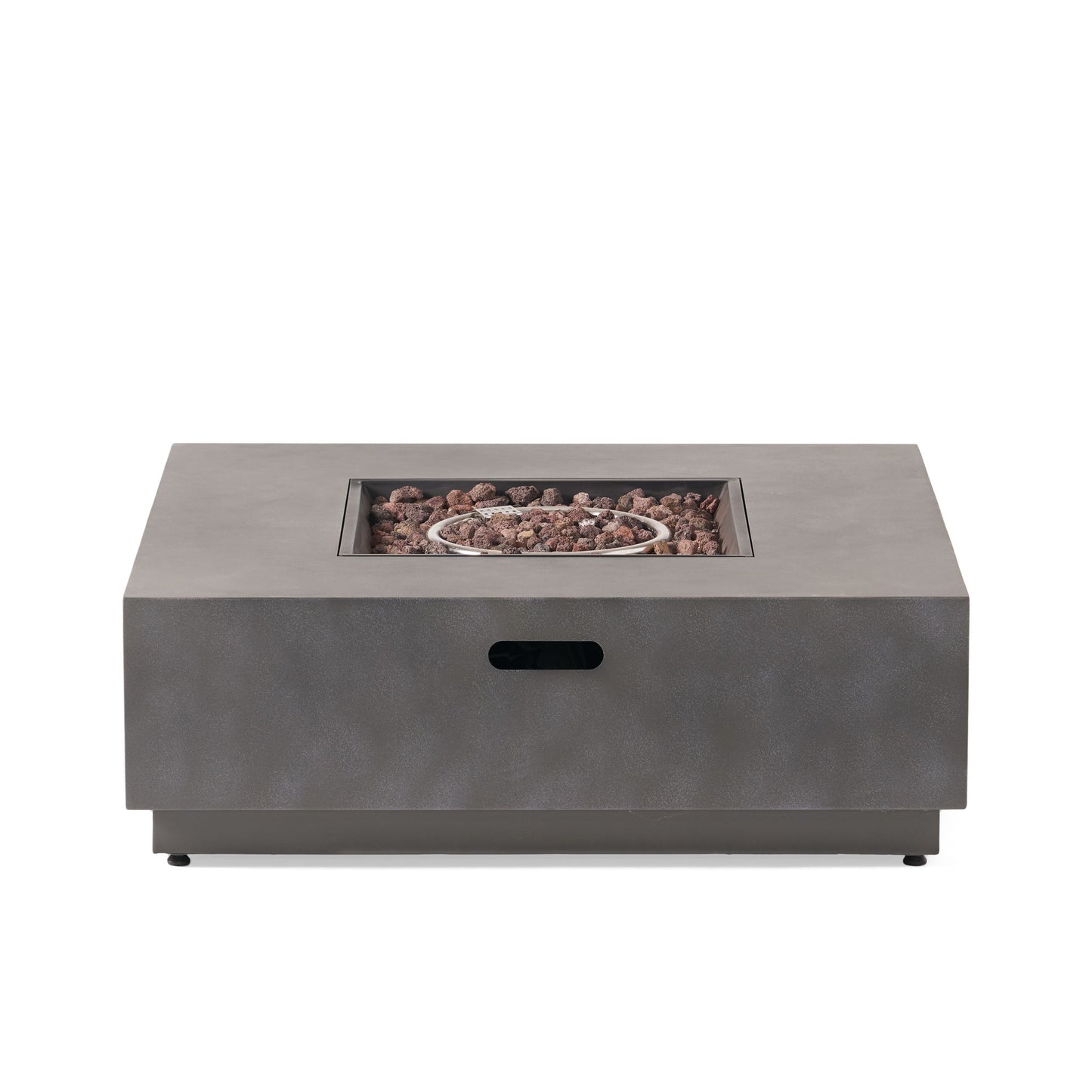 Modern Square Fire Pit With 50,000 Btu