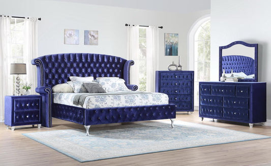 B039 - Velvet Mirror - Blue