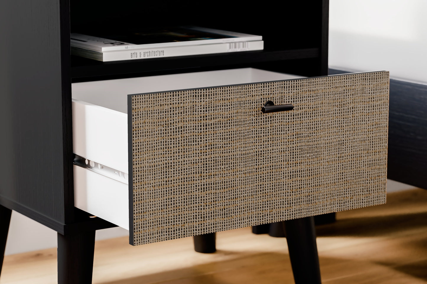 Contemporary 1-Drawer Nightstand