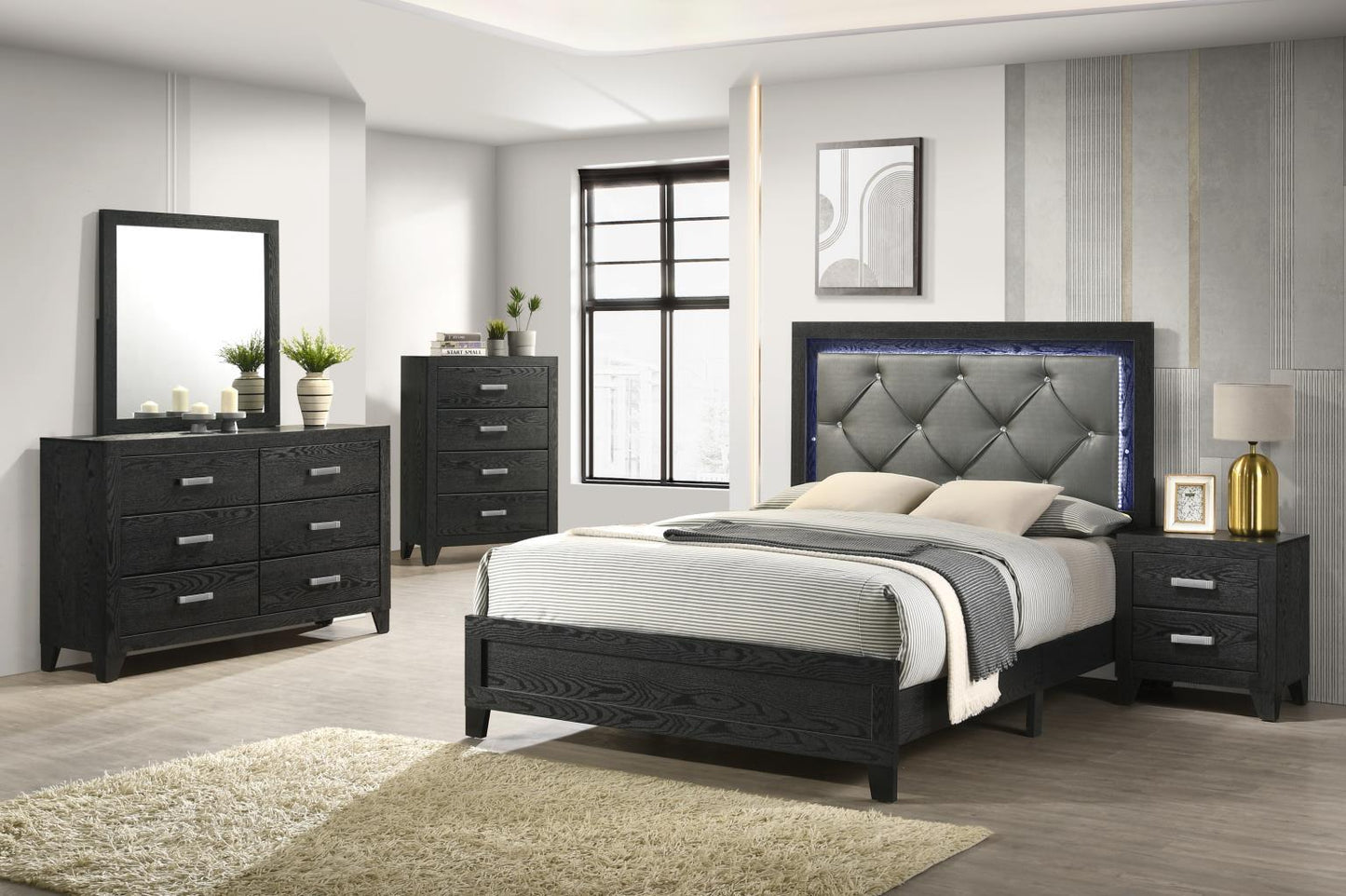 B385 - LED Bed