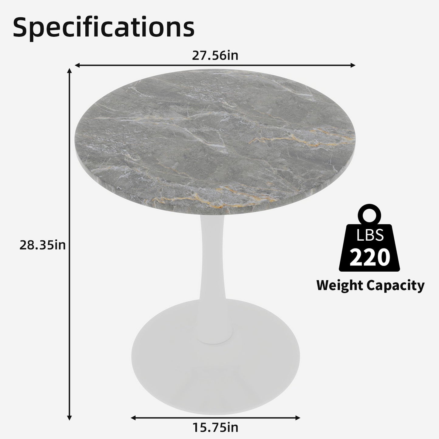 Coffee Table & Round Top