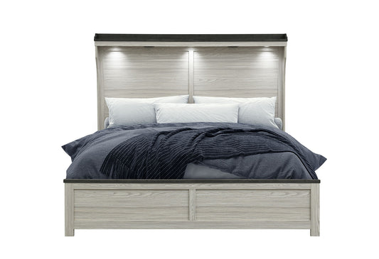 Ashley - Queen Panel Bed - Brown