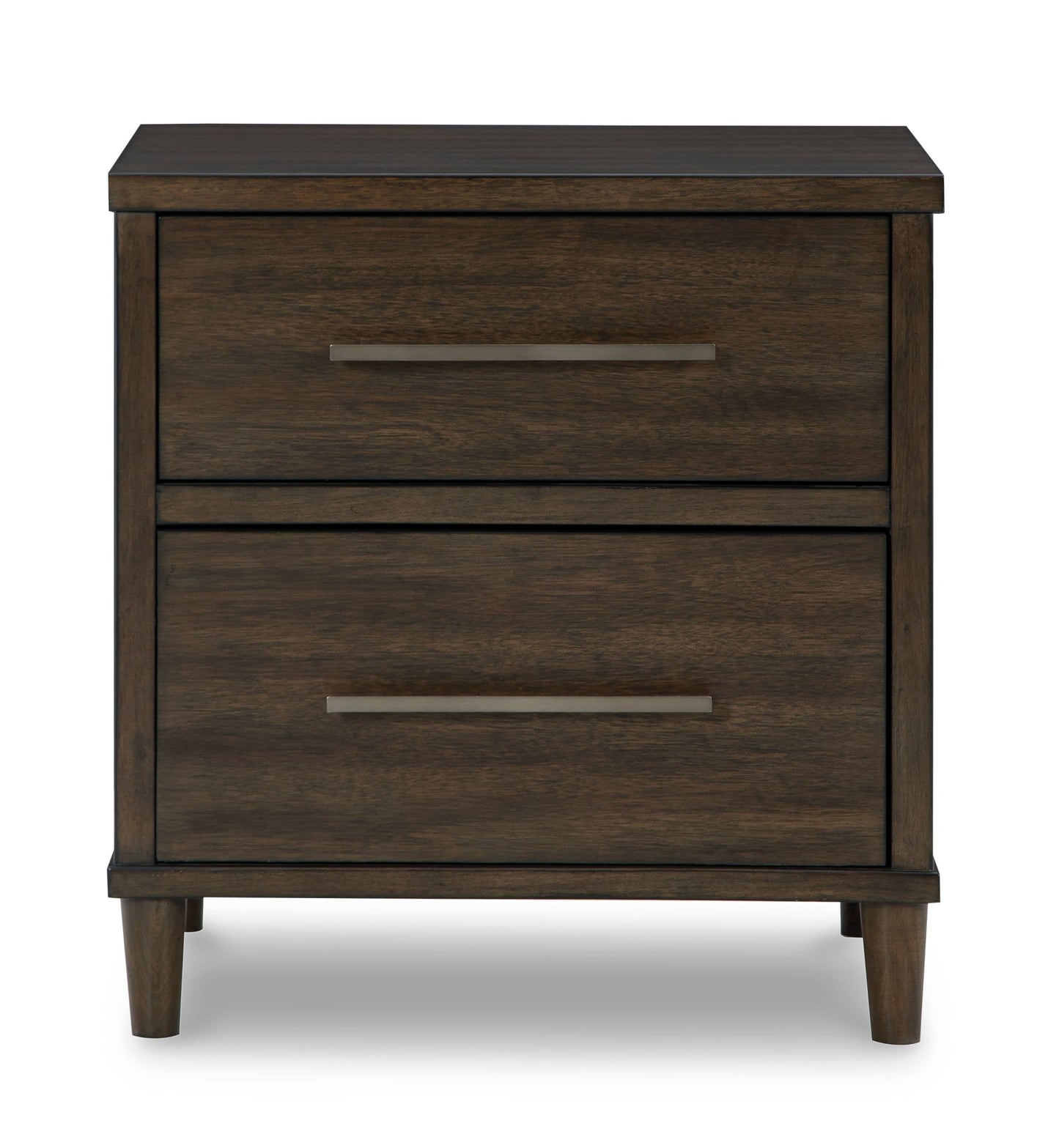 Contemporary 2-Drawer Nightstand