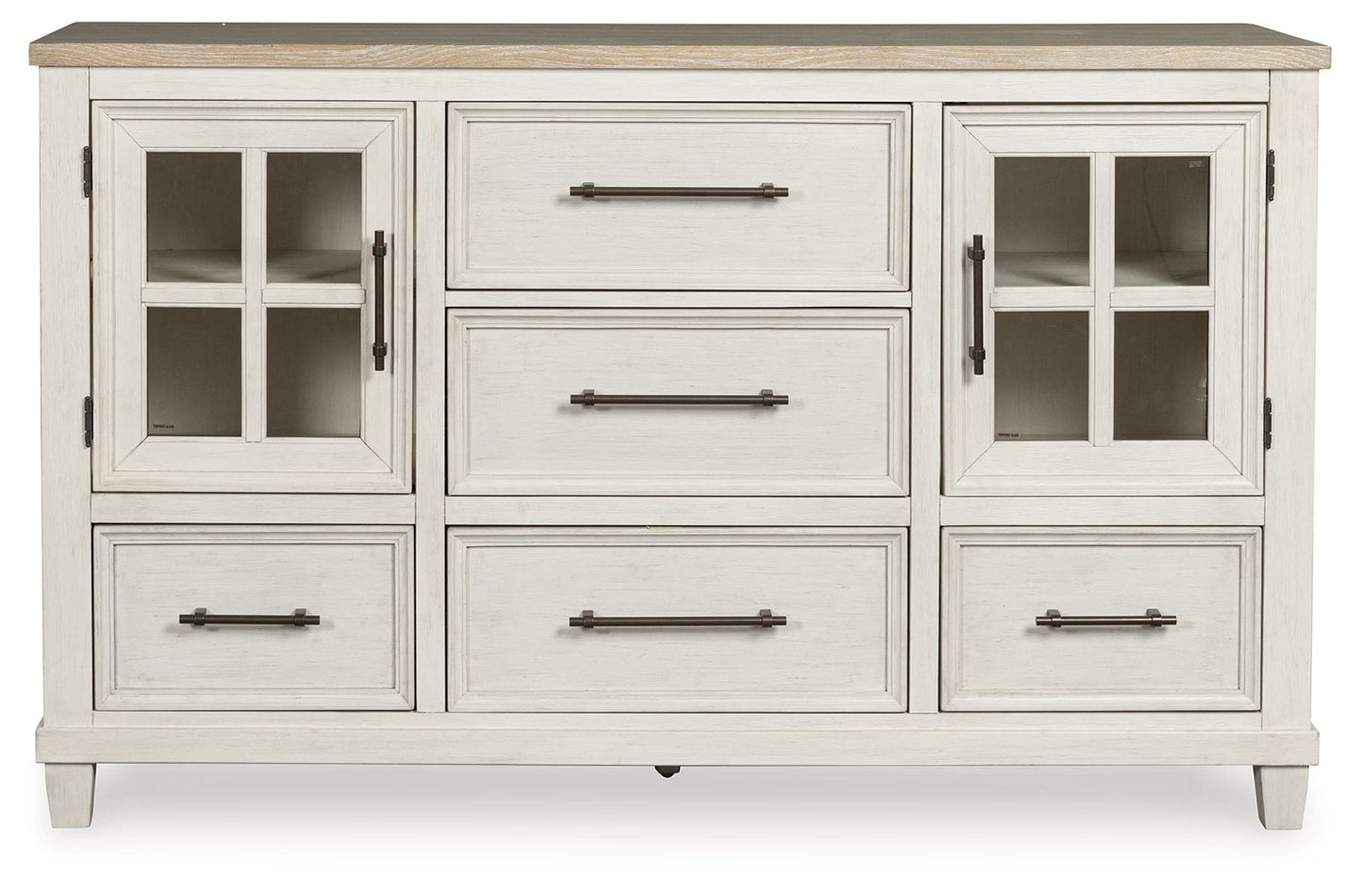 Shaybrock - Dresser - Antique White / Brown