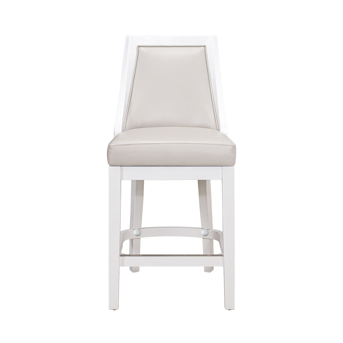 Modern Swivel Stool With Tall Back