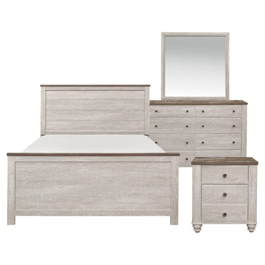 Transitional 4-Piece Queen Bedroom Set