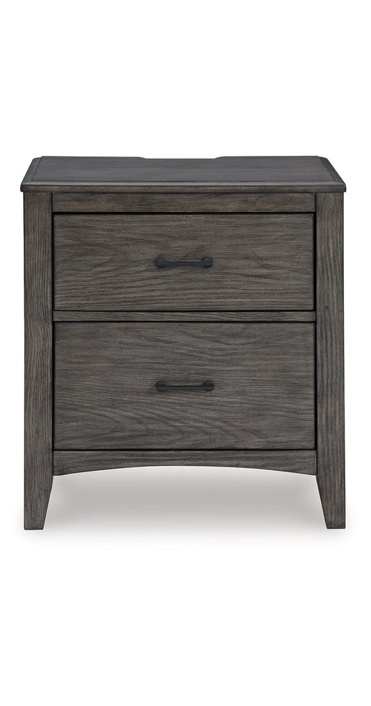 Casual 2-Drawer Nightstand