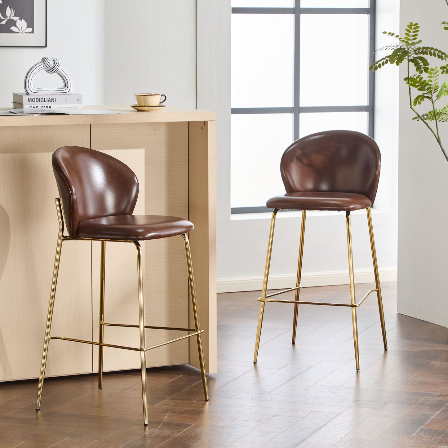 Kira - Upholstered Bar Stool (Set of 2)