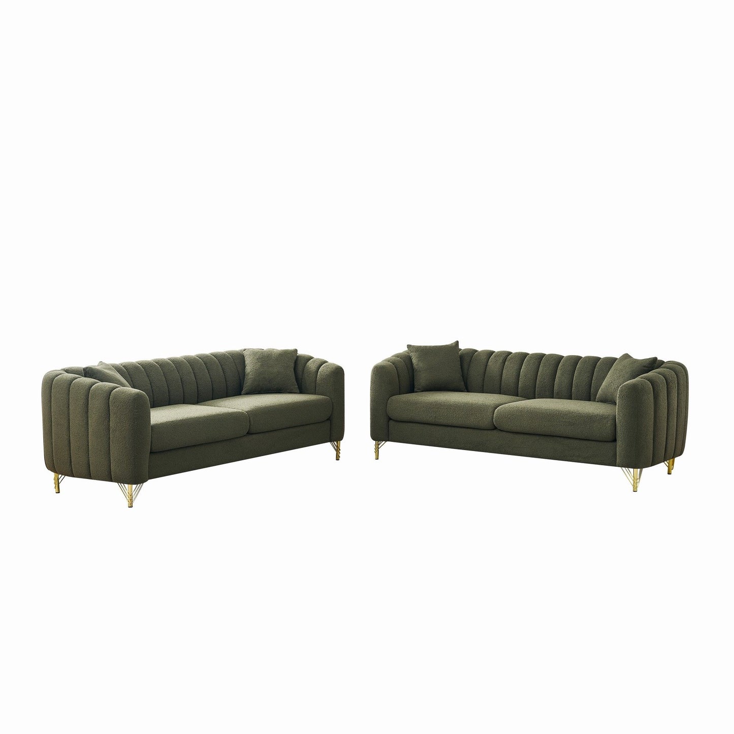Oversized Sofa, Deep Tufted Couch