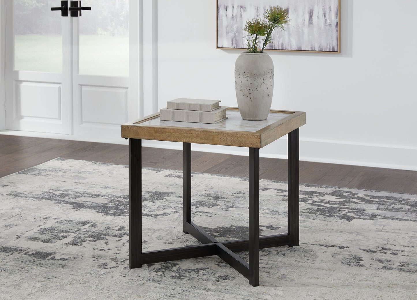 Montia - Square End Table - Multi