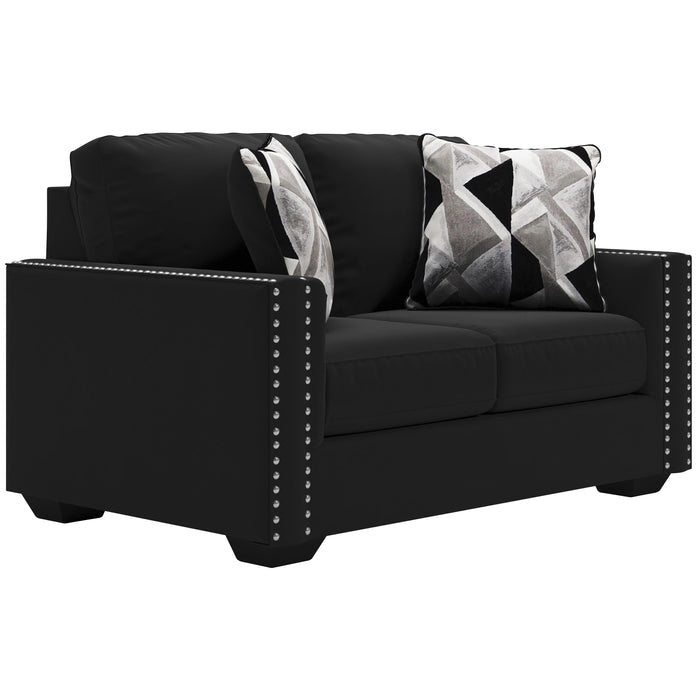 Signature Design by Ashley Gleston Stationary Fabric Loveseat and Sofa