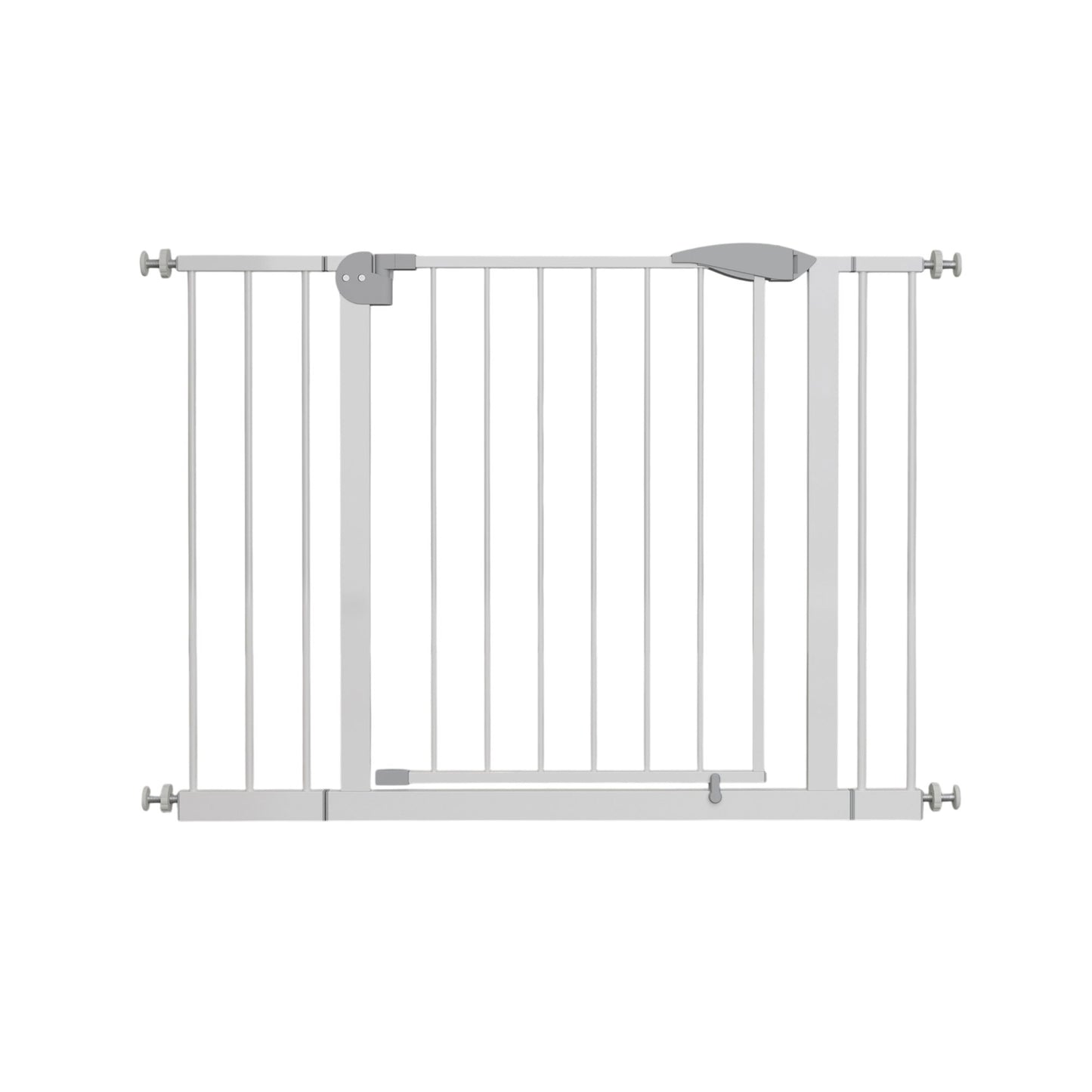 Pressure Mounted Baby Gate For Stairs - White