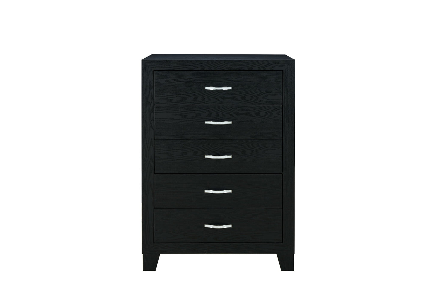 Reid - 4 Piece Full Bedroom Set (Bed, Dresser, Mirror, Nightstand) - Black