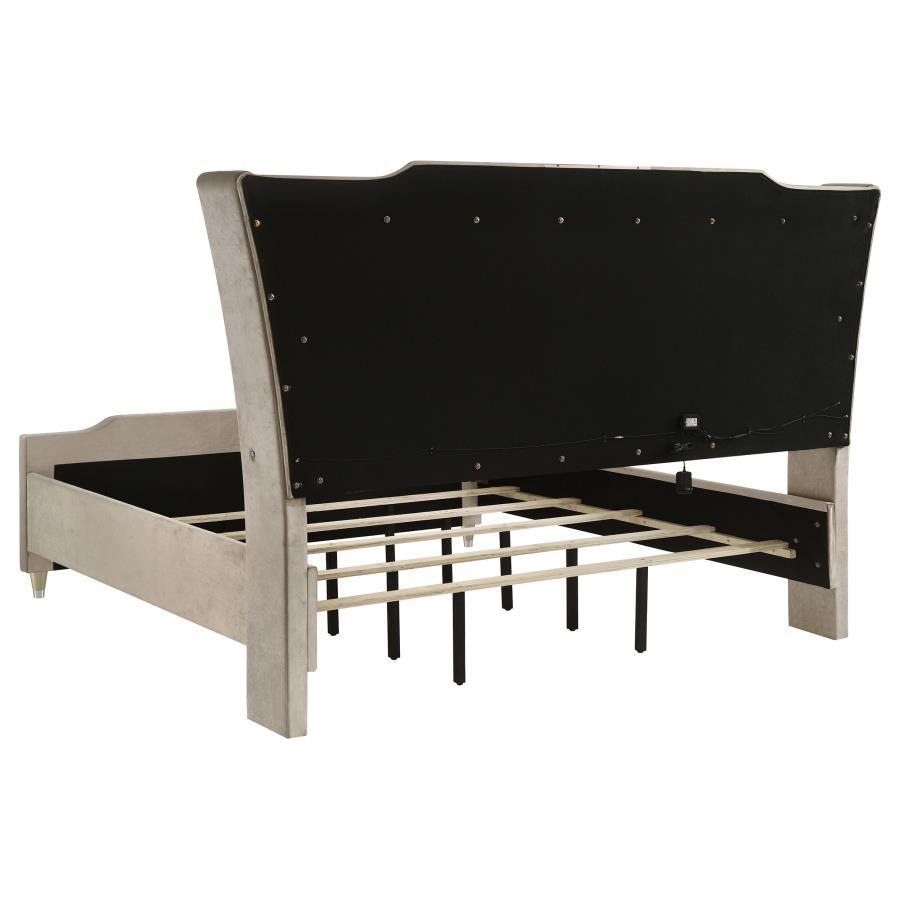 Lorient - Bedroom Set With LED Flame Box Dresser
