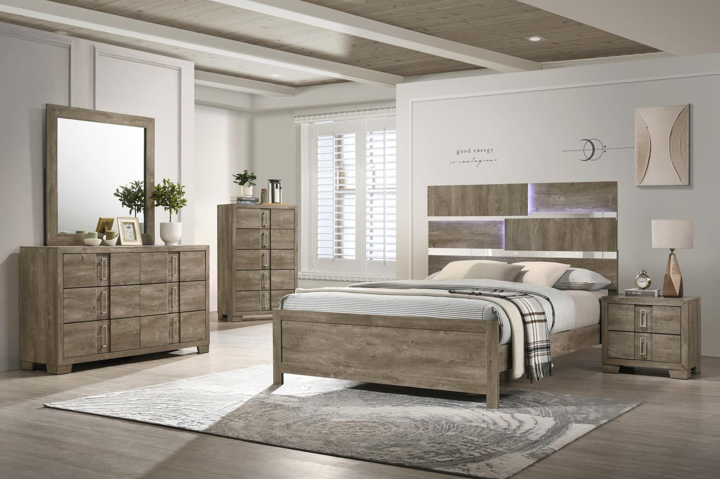 B348 - Dresser - Weather Oak