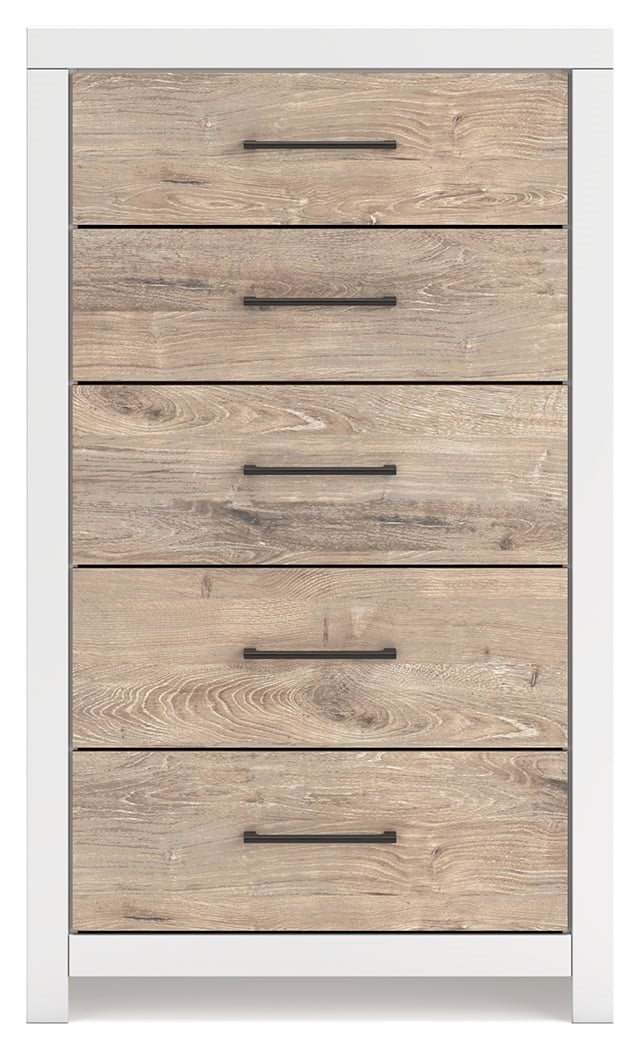 Two-Tone 5-Drawer Chest