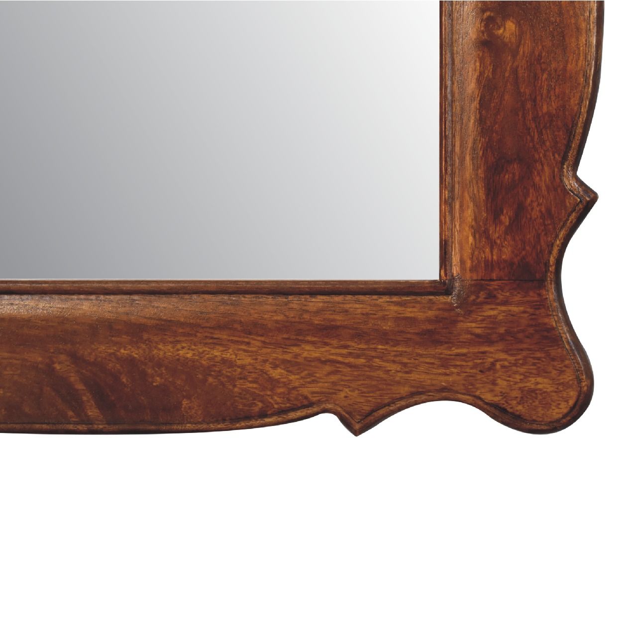 Oblong Mirror Frame - Brown
