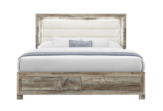Callie - Queen Bed With Storage - Brown