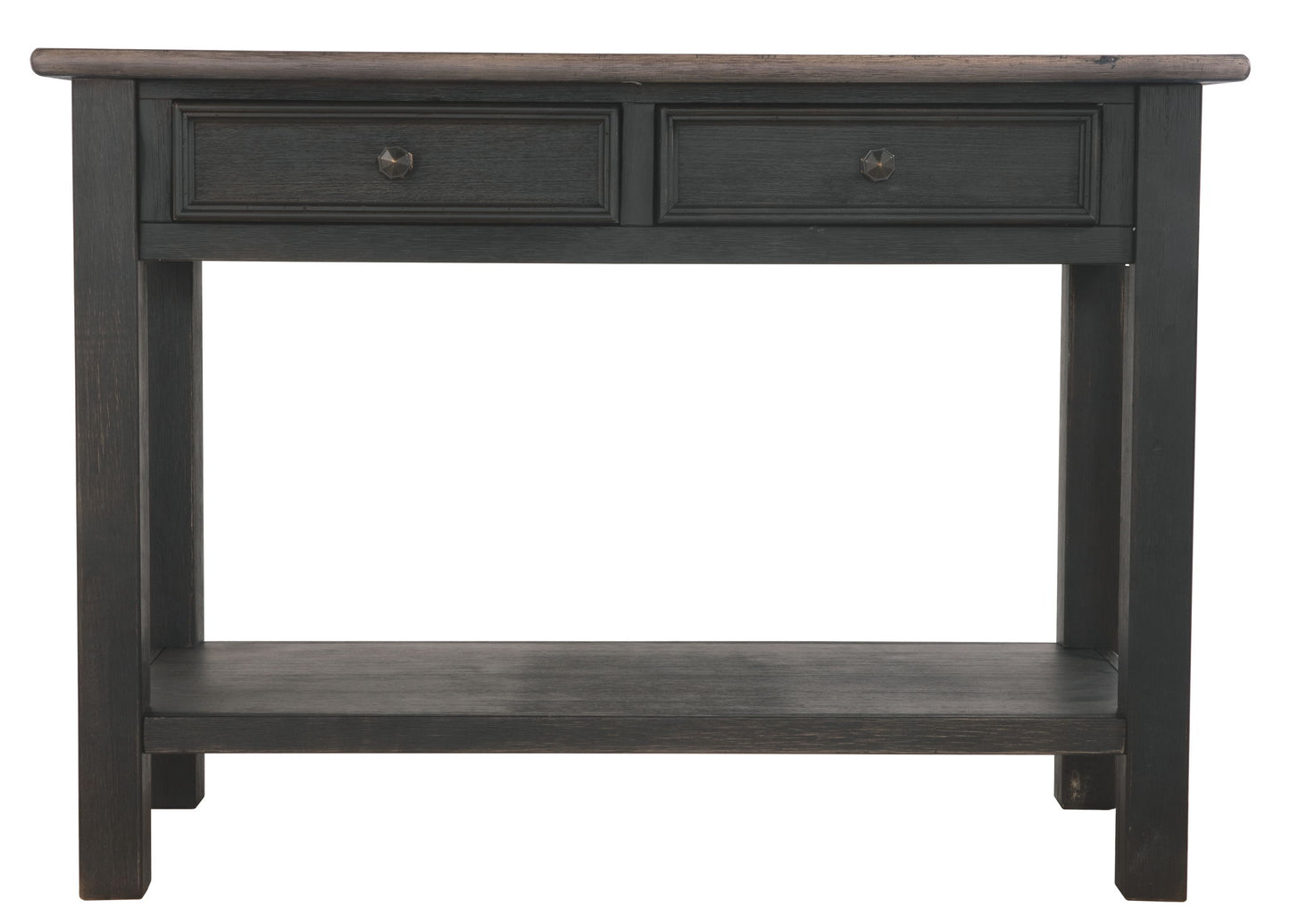 Tyler Creek - Sofa Table - Grayish Brown / Black