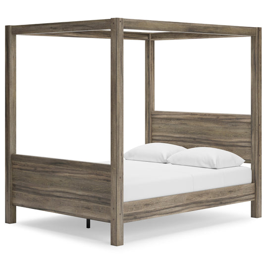 Casual Queen Canopy Bed