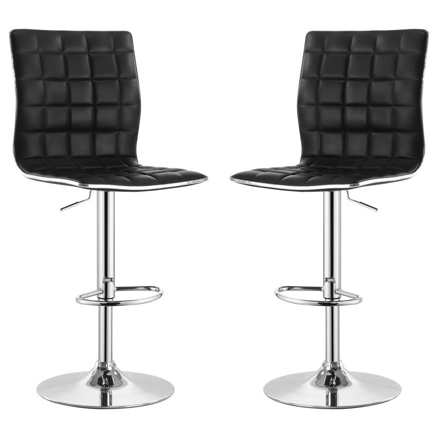 Ashbury - Upholstered Adjustable Bar Stool (Set of 2)