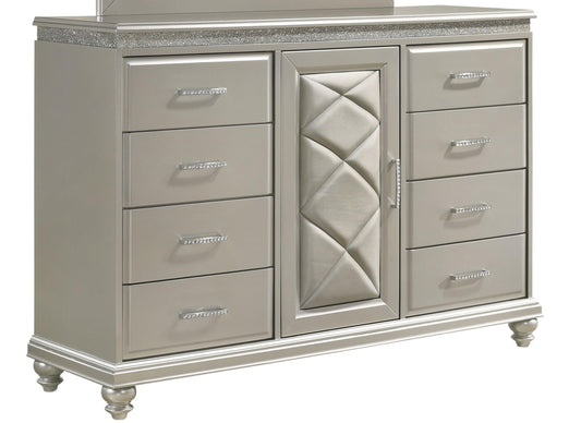 Glam Dresser with Door and Bun Feet