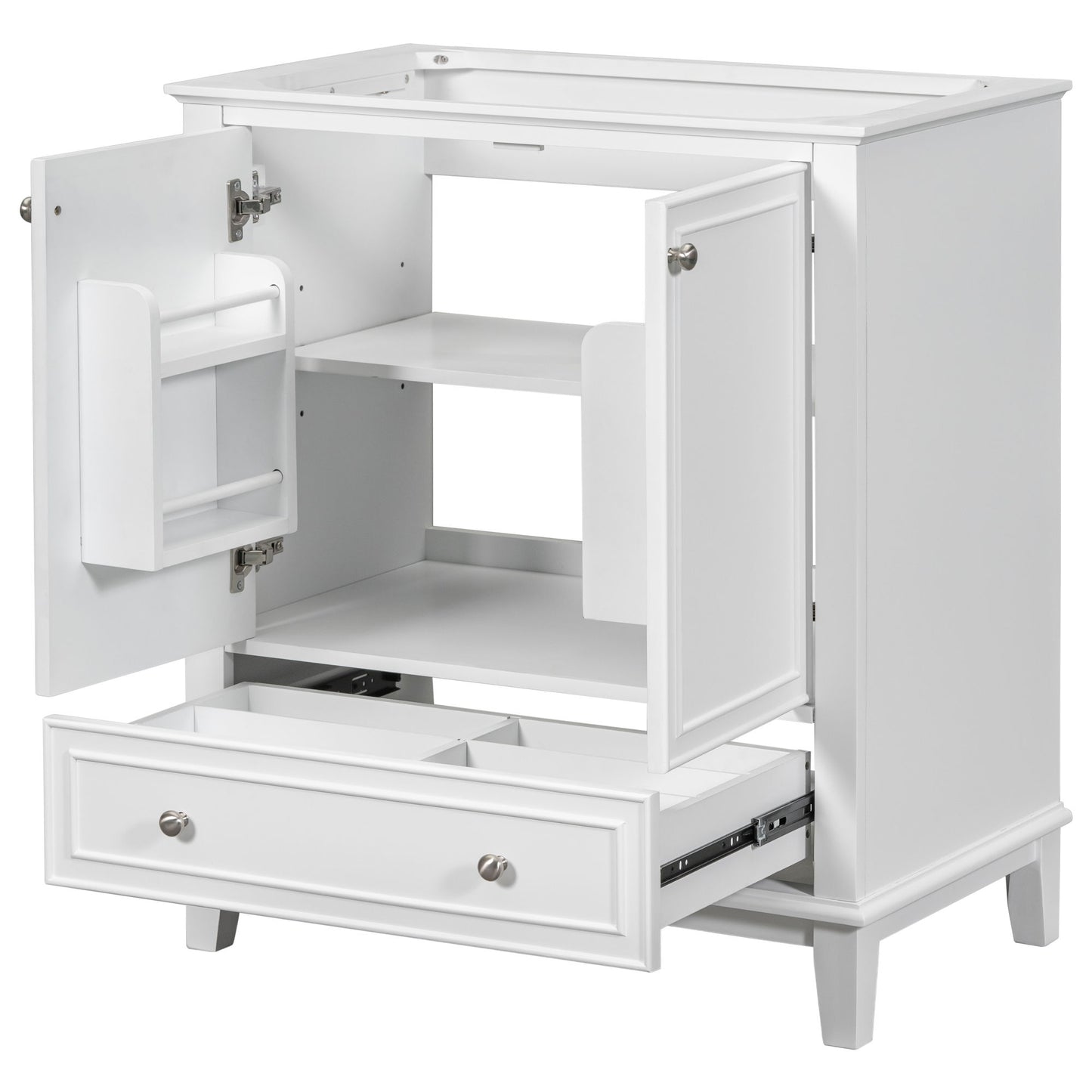 Modern Bathroom Vanity Base Only With Doors And Drawer