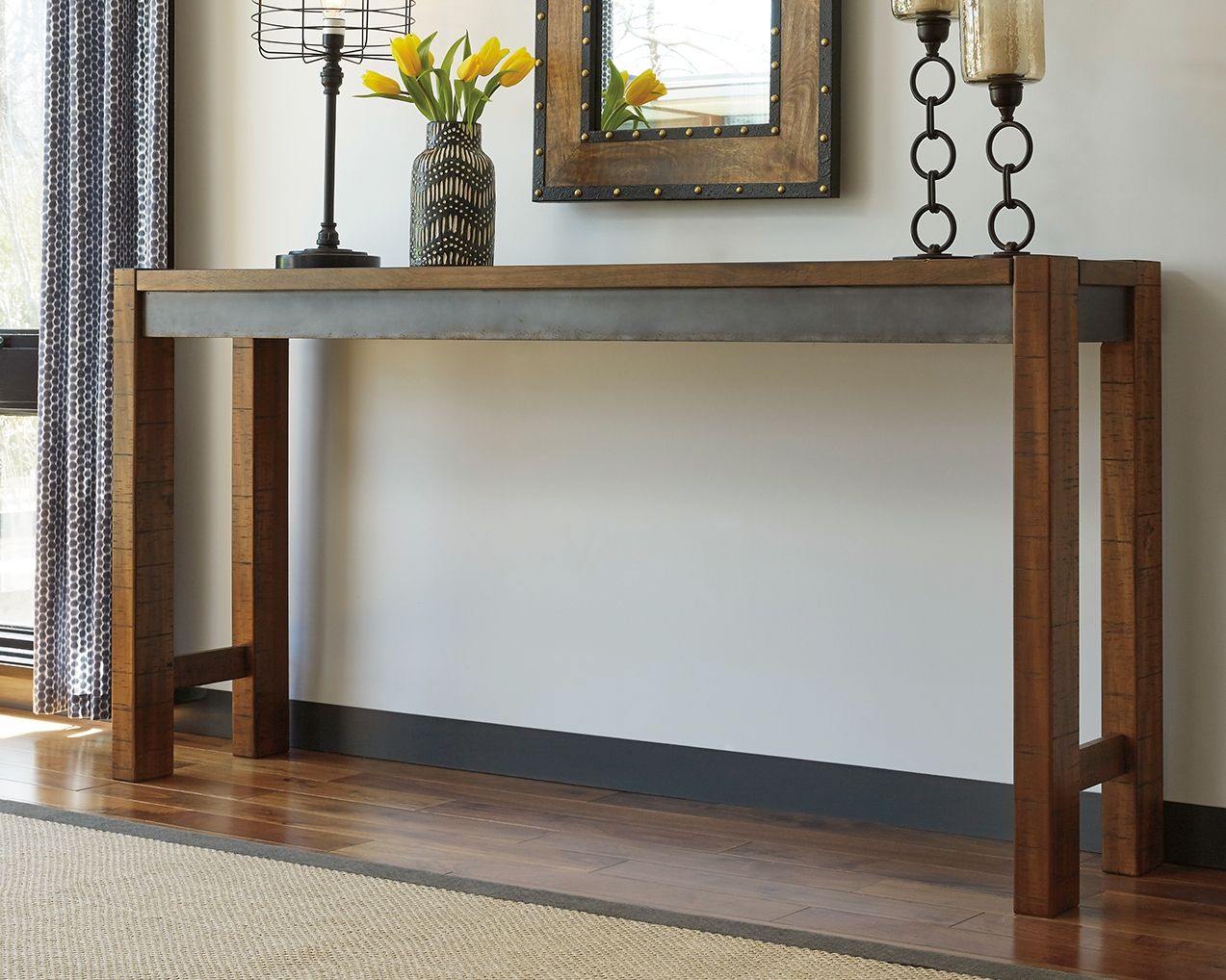 Torjin - Long Counter Table - Dark Brown