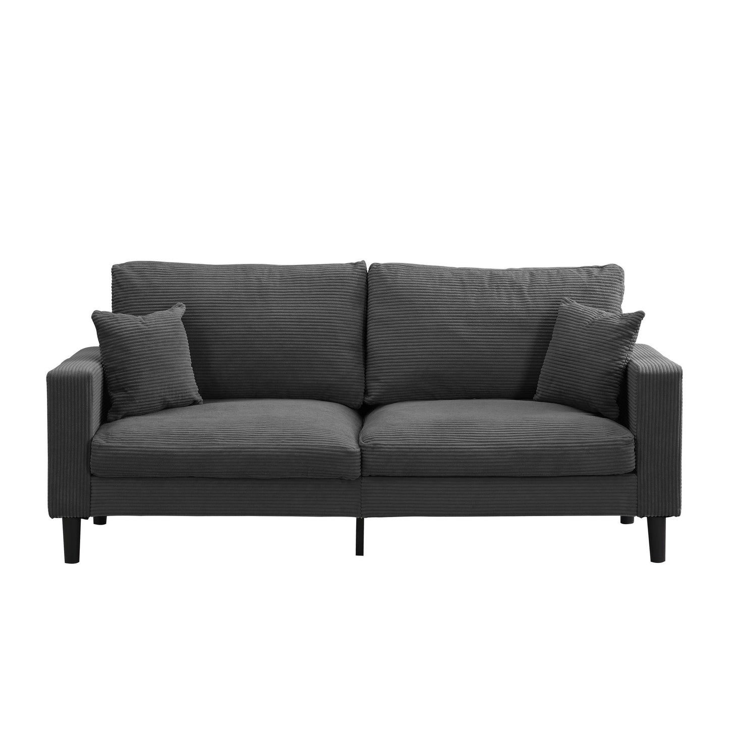 Modern Upholstered Resilience Three Seater Sofa
