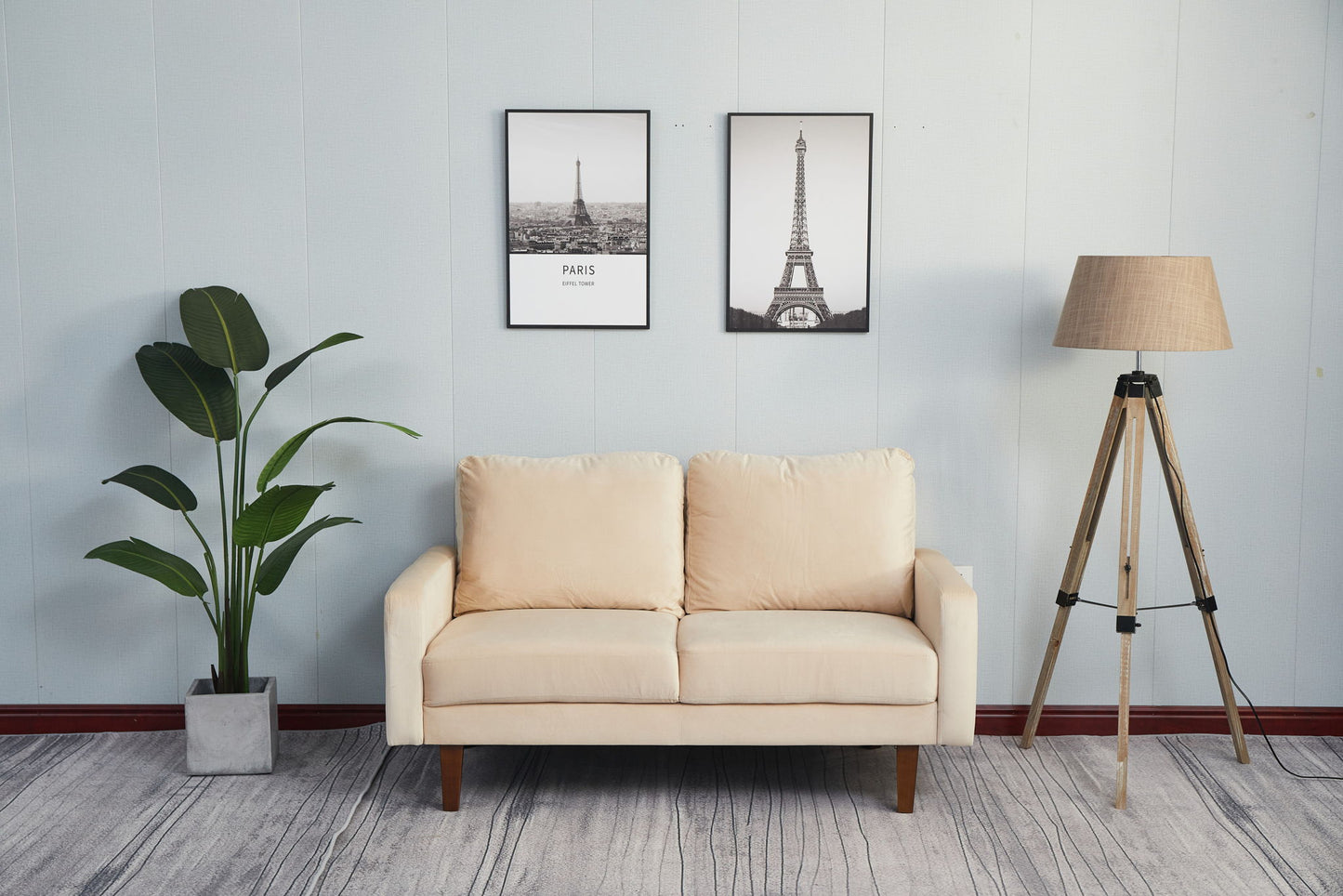 Comfortable Loveseat With Durable Construction