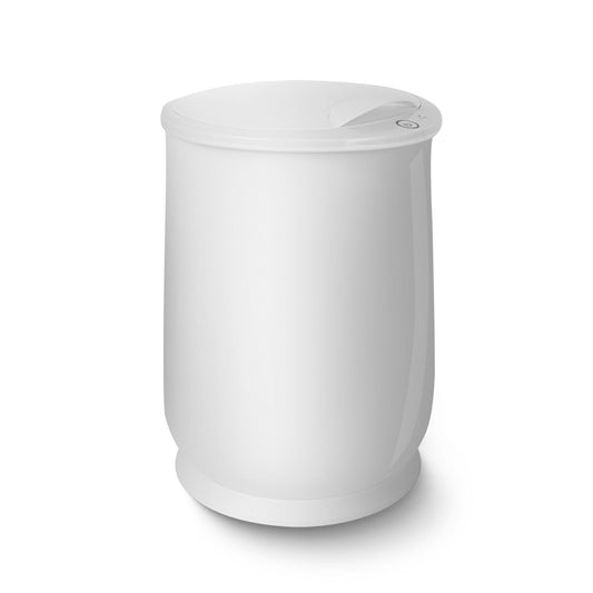 Luxury Bucket Towel Warmers, Large Towel Warmers For The Bathroom, Fits Up To 2 Oversized Towels - White