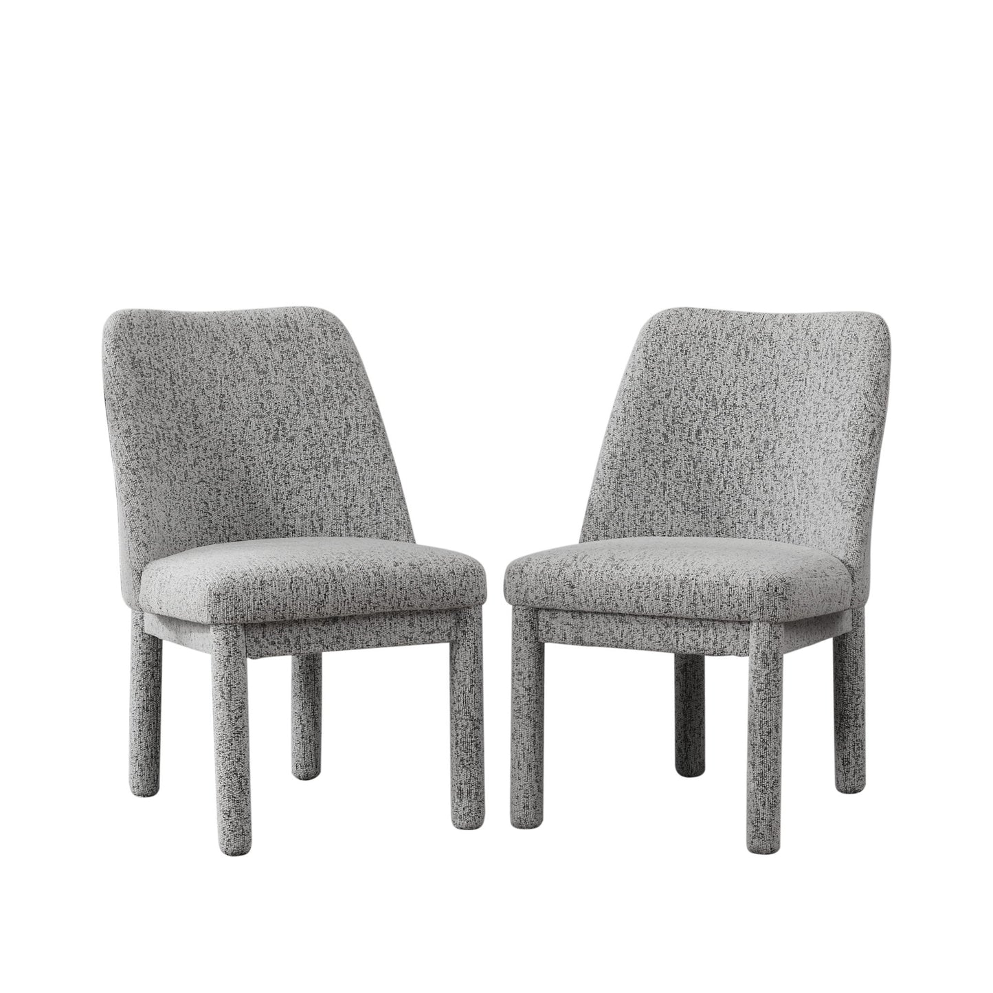 Wide Minimalist Dining Chair (Set of 2)