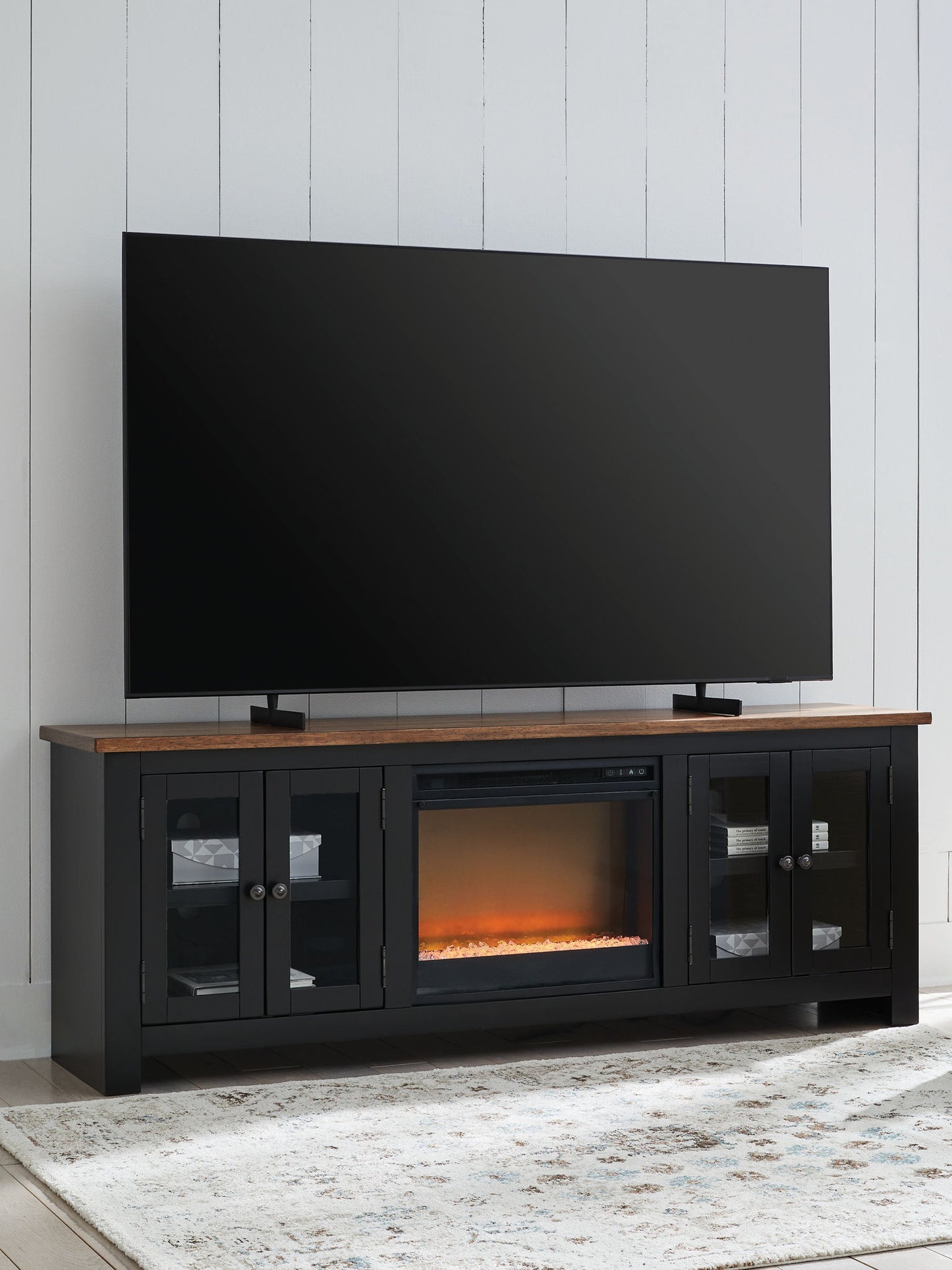 Wildenauer - 76" TV Stand With Electric Fireplace