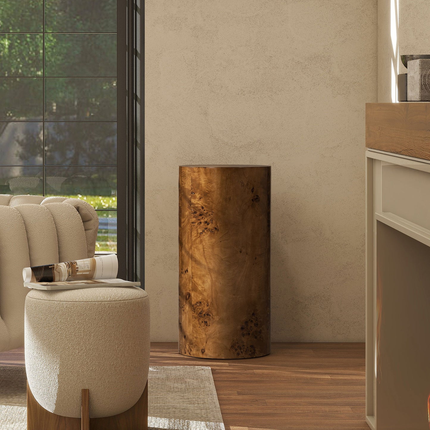 Nebula - Accent Pillar Side Table