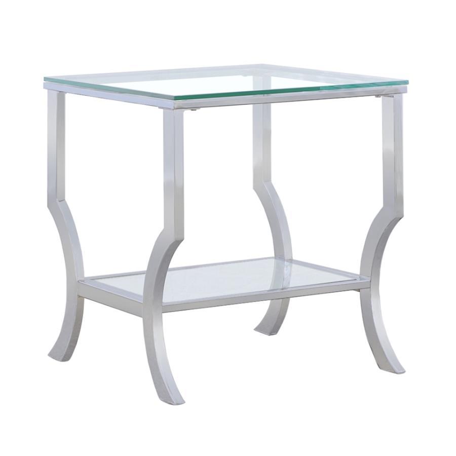 Saide - Rectangular Glass Top Table