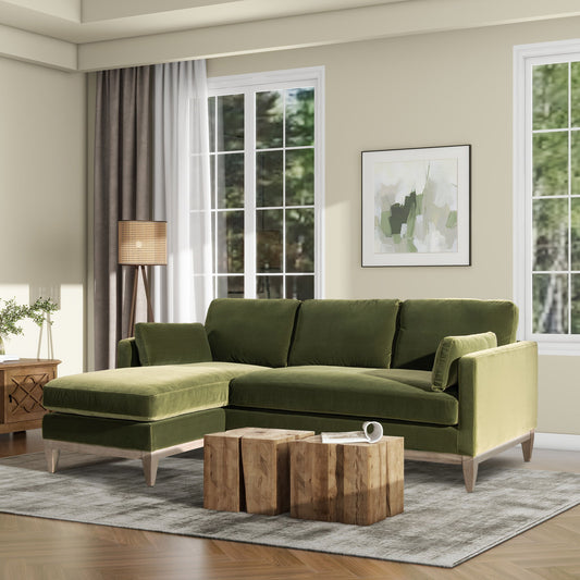 Knox - Modern Farmhouse Reversible Chaise Sectional Sofa