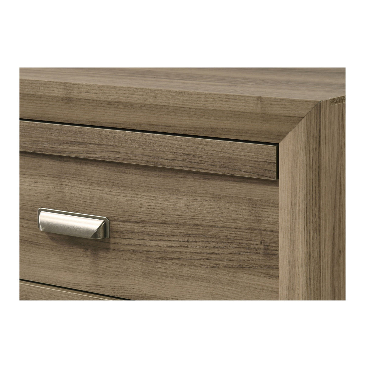 6 Drawers Storage Dresser, Bedroom Furniture - Light Brown