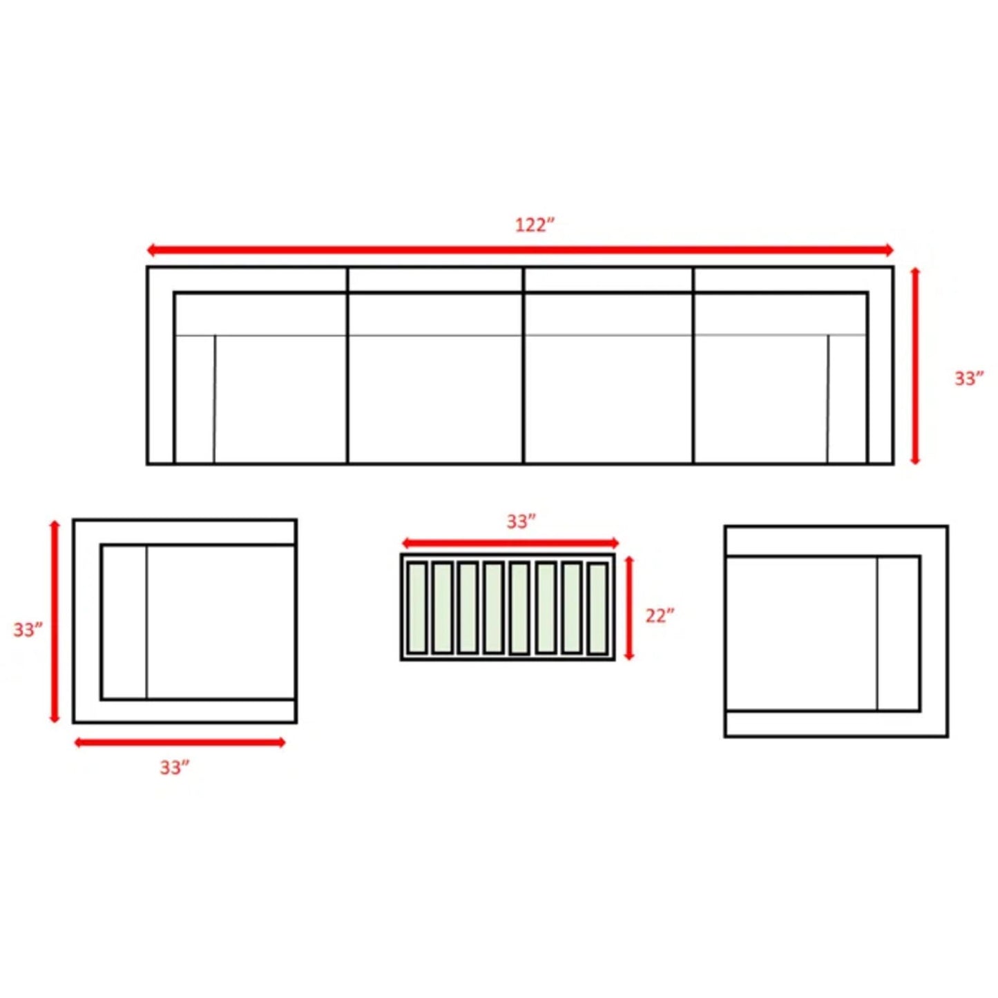 Stylish Sofa Seating Group With Cushions Perfect For Outdoor Gatherings